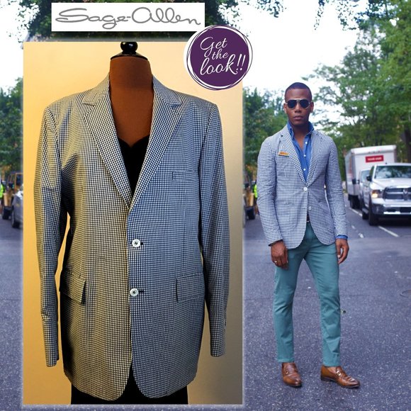 Sage Allen Other - Vintage SAGE ALLEN Men's Blazer   44L